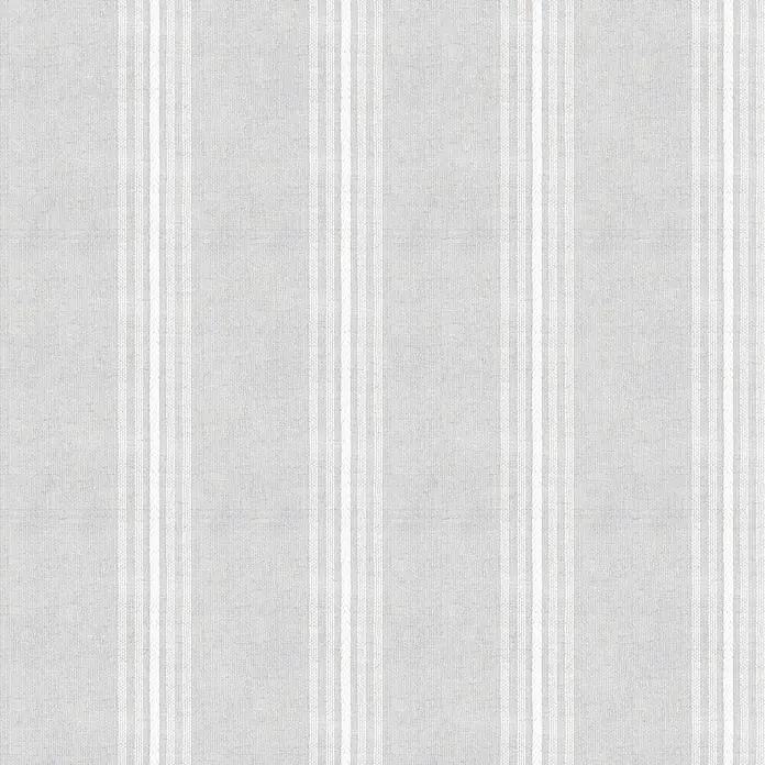Visillo para ventana Alur - 140 x 270 cm, 33% lino y 67% poliéster, Blanco/gris
