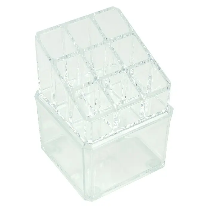 Deblanch Organizador para cosméticos - 9,5 x 9,5 cm, Transparente