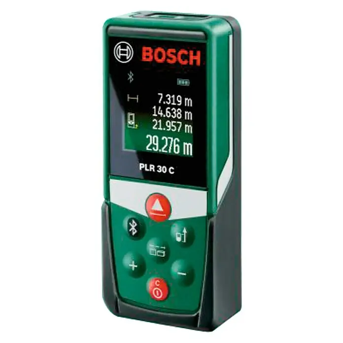 Bosch Medidor de distancia láser PLR 30 C - Gama de medición: 0,05 - 30 m
