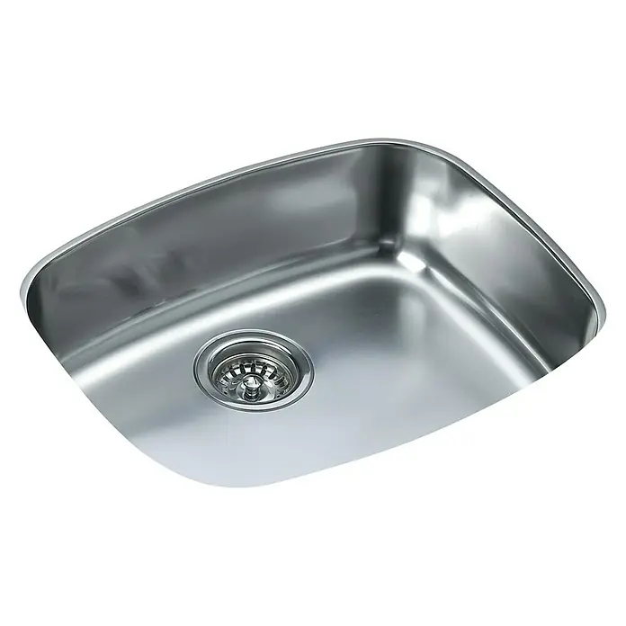 Teka Fregadero encastrable BE-50.40 - 40 x 50 cm, Acero inoxidable, Cromo