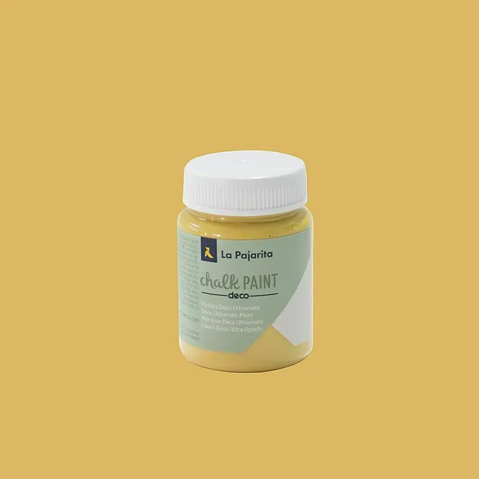 La Pajarita Pintura de tiza Chalk Paint - Ocre Sahara, 75 ml, Mate