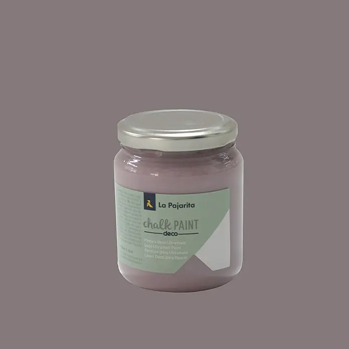 La Pajarita Pintura de tiza Chalk Paint - Malva fumée, 175 ml, Mate