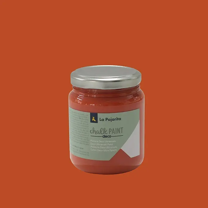 La Pajarita Pintura de tiza Chalk Paint - Naranja Nepal, 175 ml, Mate