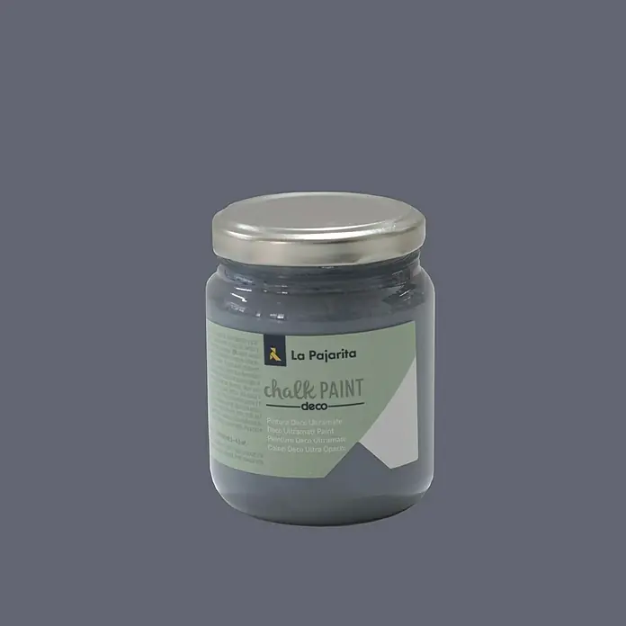 La Pajarita Pintura de tiza Chalk Paint - Gris urbano, 175 ml, Mate
