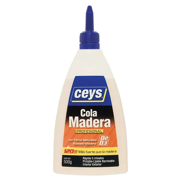 Ceys Cola especial para madera - Blanco, 500 g
