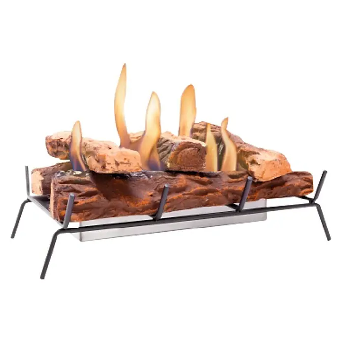 Purline Bloque de combustión Lara 45 - L x An x Al: 32 x 44 x 11 cm, Marrón