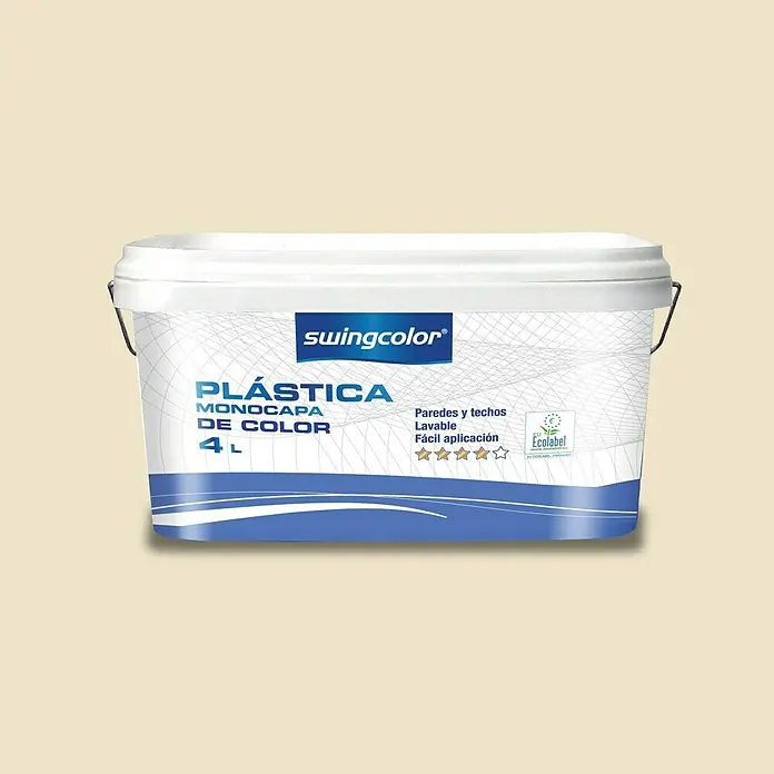 swingcolor Pintura para paredes - Crema, 4 l, Mate