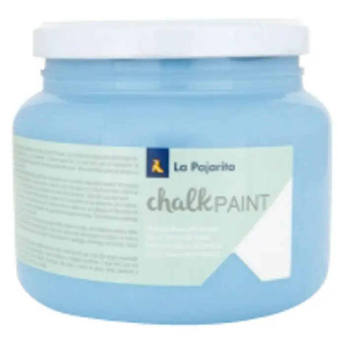 La Pajarita Pintura de tiza Chalk Paint - Azul horizonte, 500 ml, Mate