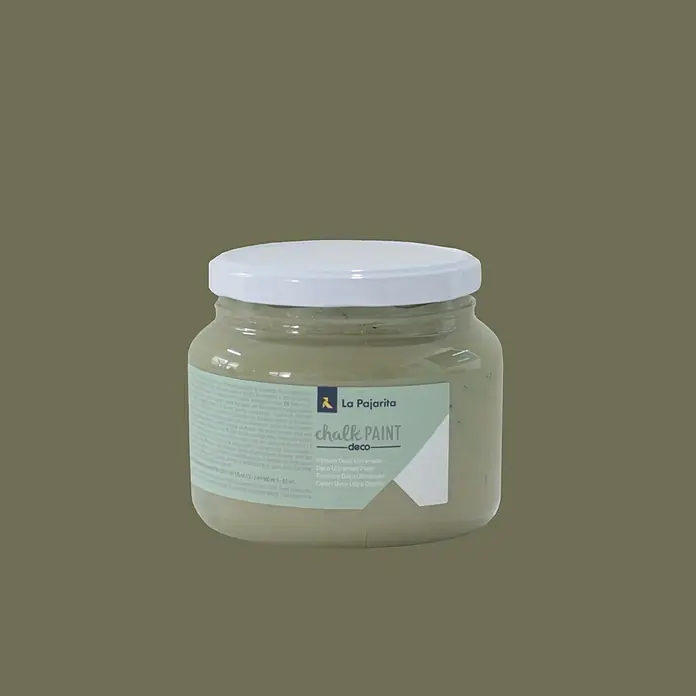 La Pajarita Pintura de tiza Chalk Paint - Agave, 500 ml, Mate