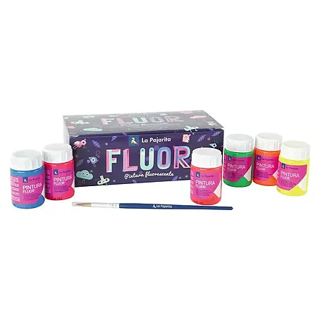 La Pajarita  Pintura Kit Fluorescente