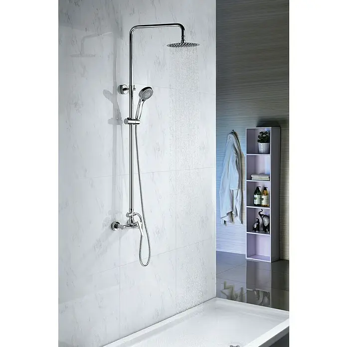 Imex Roma Sistema de ducha - Con grifo monomando, Número de tipos de chorro: 3 ud., Cromo
