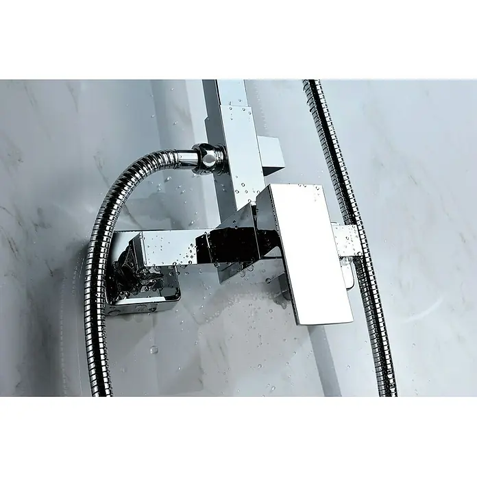 Imex Valencia Sistema de ducha - Con grifo monomando, Número de tipos de chorro: 1 ud., Cromo