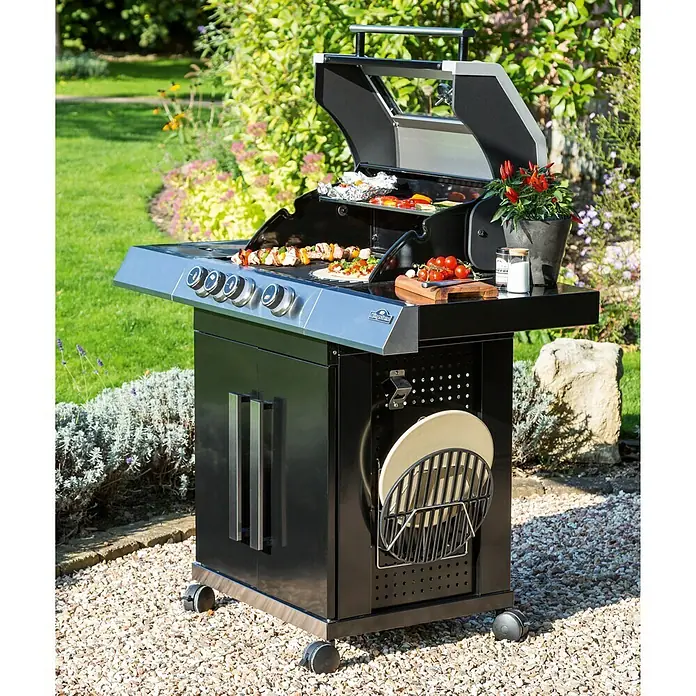 Kingstone KMS Gasgrill CLIFF 350 - Anzahl Brenner: 3, Hauptgrillfläche: 59 x 45 cm, 13,5 kW