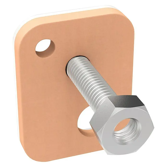 Tesa Tornillo adhesivo - Apto para: Ladrillo, Carga soportada: 2,5 kg, 2 uds., Rectangular