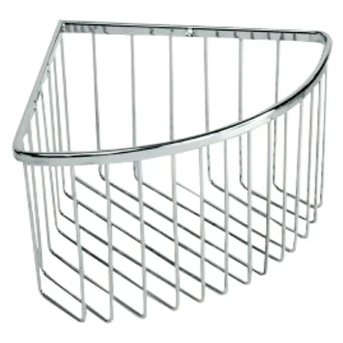 Tatay Cesta de baño angular Krom - 20 x 20 x 13,5 cm, Cromo