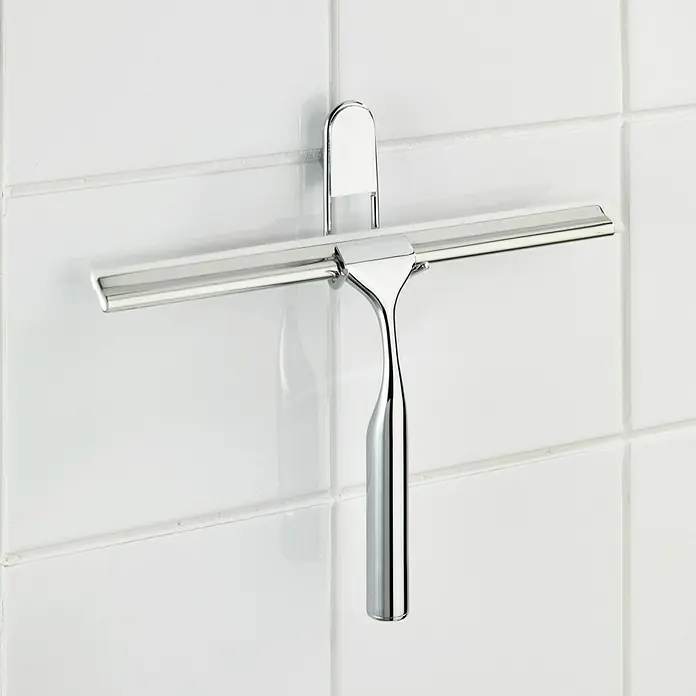 Wenko Rasqueta para limpiar el baño y la ducha Classic - Cromo