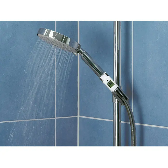 TFA Termómetro para baño ducha - Blanco, L x An x Al: 3 x 2,8 x 7,1 cm