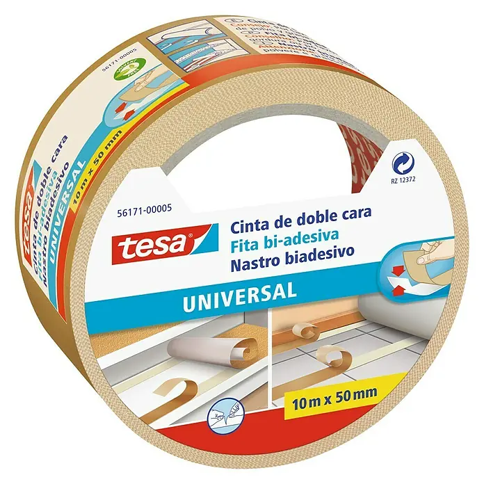 Tesa Cinta de doble cara Universal Moquetas - 10 m x 50 mm