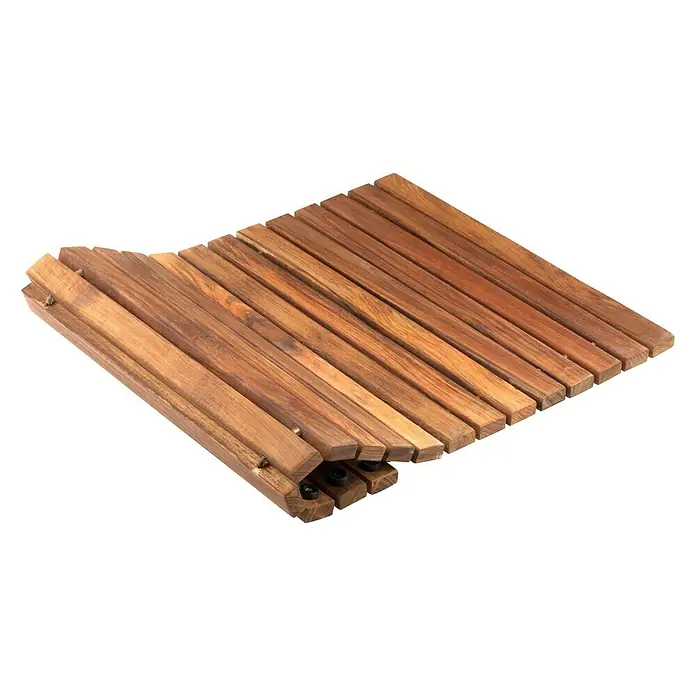 Alfombra de baño Teca - 40 x 60 cm, Teca