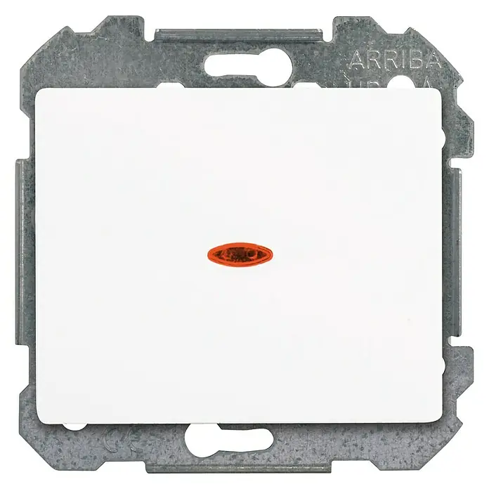 Siemens Delta Iris Conmutador con luz - Blanco