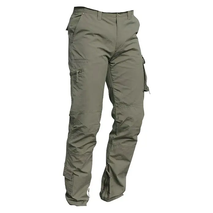 Industrial Starter Pantalones de trabajo Raptor - XL, Caqui, 100% algodón canvas