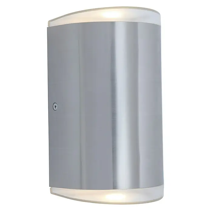Lutec Aplique exterior LED Path - 16 W, 11 x 8 x 19 cm, Plateado, IP44