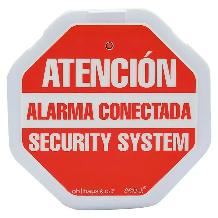 Alarma para ventana advertencia - Blanco/Rojo