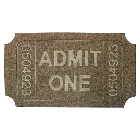 Felpudo antideslizante Ticket