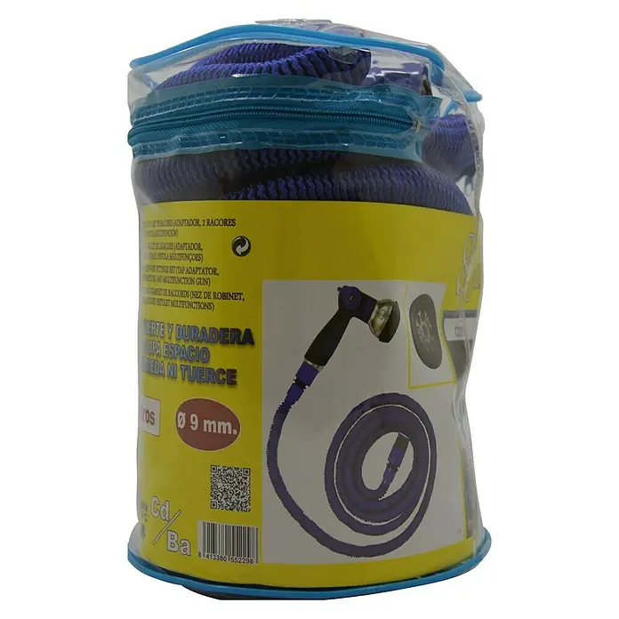 Manguera extensible con pistola 8F - Largo: 15 m
