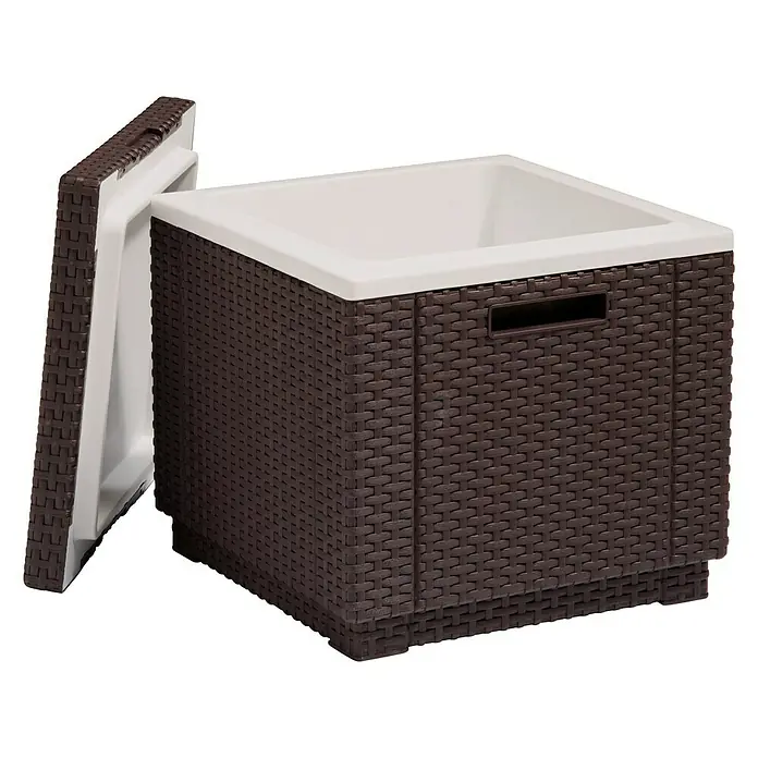 Allibert Prijenosni hladnjak Ice Cube - 42 x 42 x 41 cm, Smeđe boje