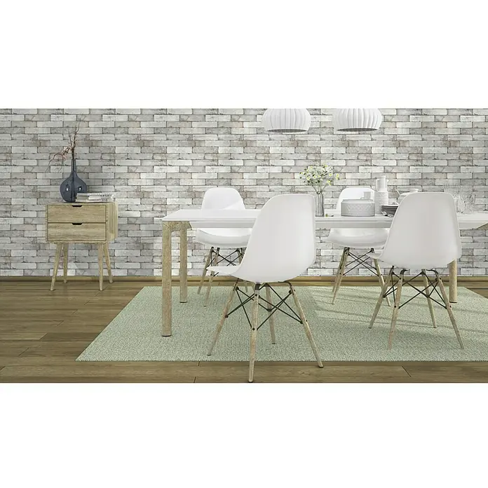 Rasch Vliestapete Factory 2 - Creme, Steinoptik, 10,05 x 0,53 m