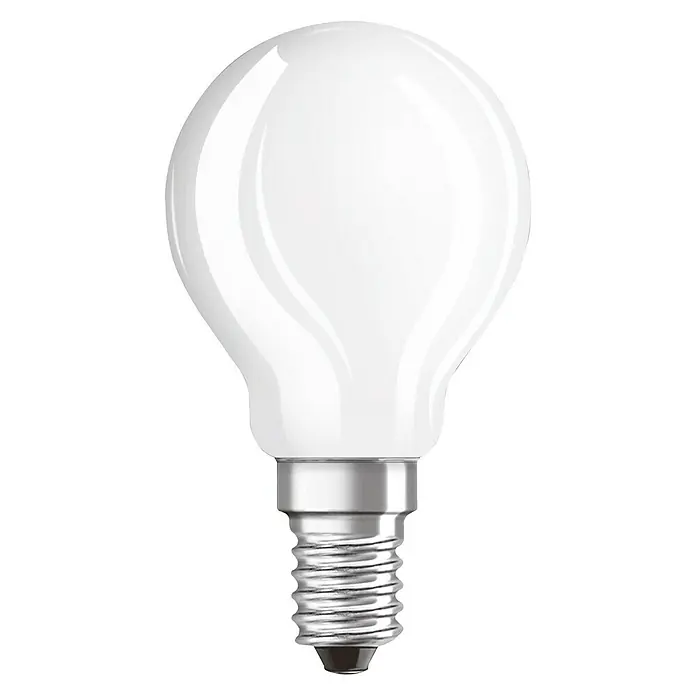 Osram Retrofit LED-Leuchtmittel Classic P 40 - E14, 4 W, P45, Matt, 2 Stk.