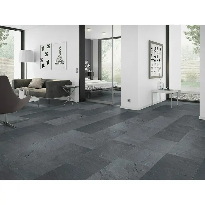 b!design Dizajnerske podne obloge Aqua Blue Vulcano - 776 x 387 x 4,5 mm, Izgled pločica