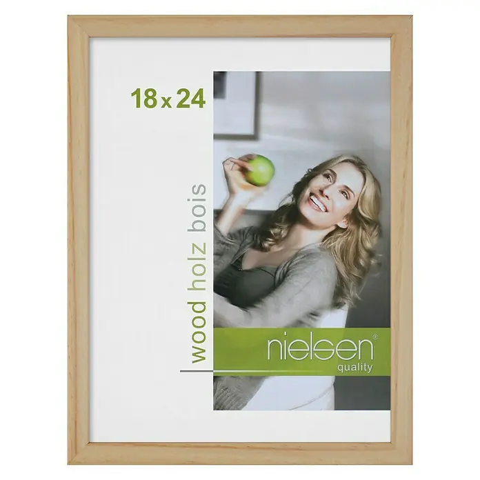 Nielsen Holzwechselrahmen Zoom - Natur, 18 x 24 cm, Holz