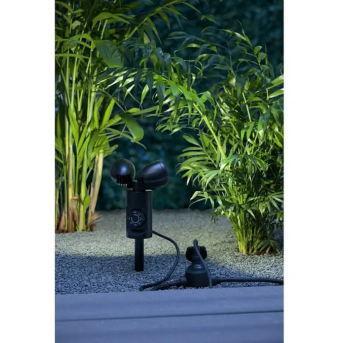 Ritter Leuchten Vrtna LED spot svjetiljka - 12 x 0,5 W, Visina: 140 mm, Štap za zabijanje u zemlju, Plastika