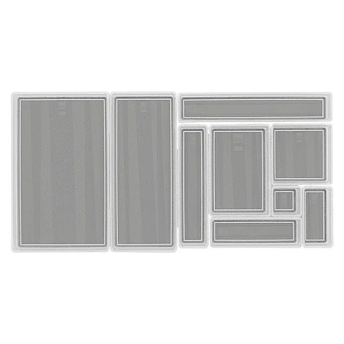Sistemo Organizator za ladicu - 37,5 x 15 x 5 cm, Prozirno, Plastika - Pogled sprijeda
