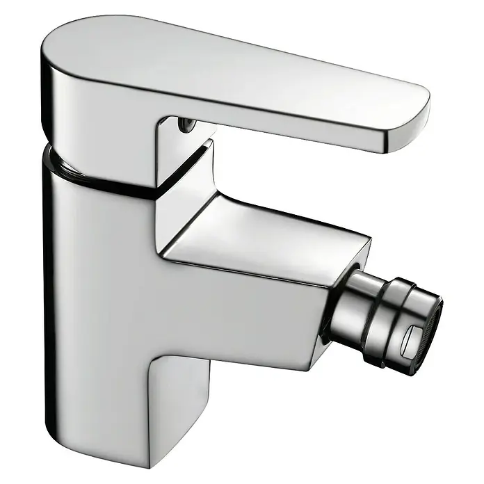 Cosmobath Oshawa Grifo monomando de bidé - Cromo, Brillante - Vista de perfil derecho