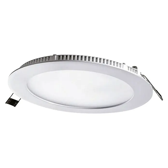 Alverlamp Downlight LED empotrable Pack x 2 - 20 W, L x An x Al: 22,5 x 22,5 x 2 cm, Blanco tráfico, Blanco frío - Vista ascendente