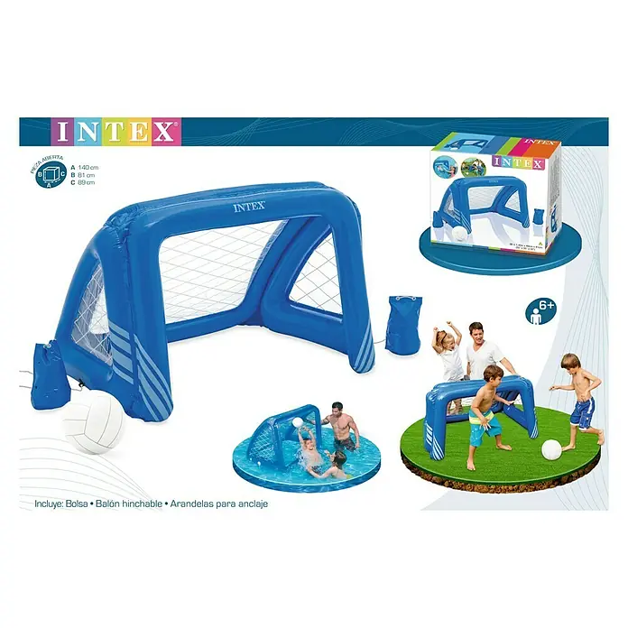 Intex Juguete hinchable Portería - L x An x Al: 140 x 89 x 81 cm - Vista superior