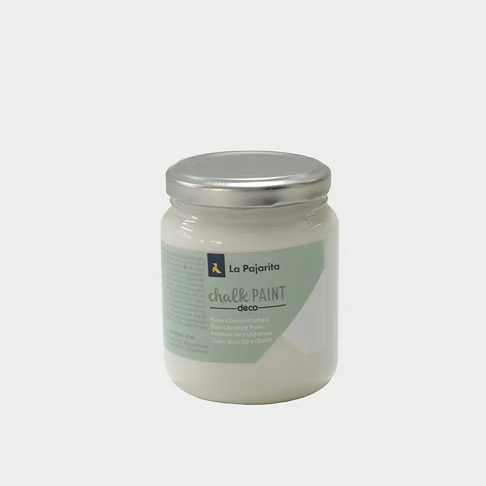 La Pajarita Pintura de tiza Chalk Paint - White cotton, 175 ml, Mate - Vista frontal
