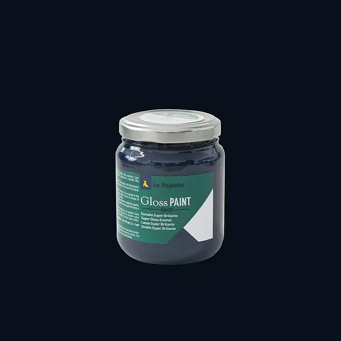La Pajarita Pintura Gloss Paint black Jack, 175 ml - Brillante - Vista frontal