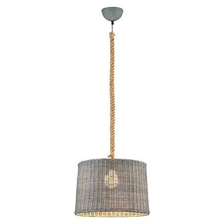 Trio Lighting  Lámpara colgante redonda Rotin