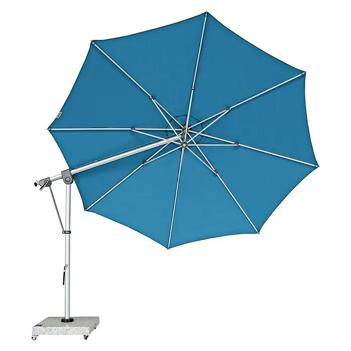 Doppler Expert Pendelschirm - Aquamarine, 350 cm - Ansicht von unten