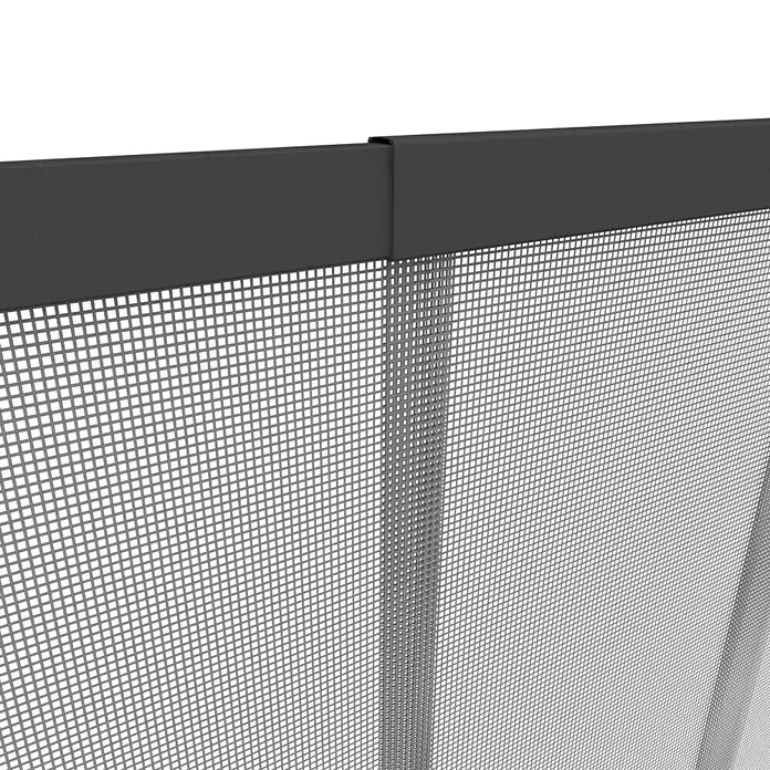Easy Life Teleskopska zavjesa za zaštitu od kukaca easyFix - Š x V: 100 x 220 cm, Boja tkanine: Antracit, Pričvršćivanje čičkom, Materijal tkanine: Poliester - Detaljan prikaz