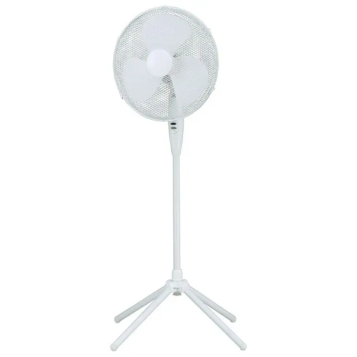 Proklima Stajaći ventilator - Bijele boje, Promjer: 40 cm, 50 W, 2.427 m³/h