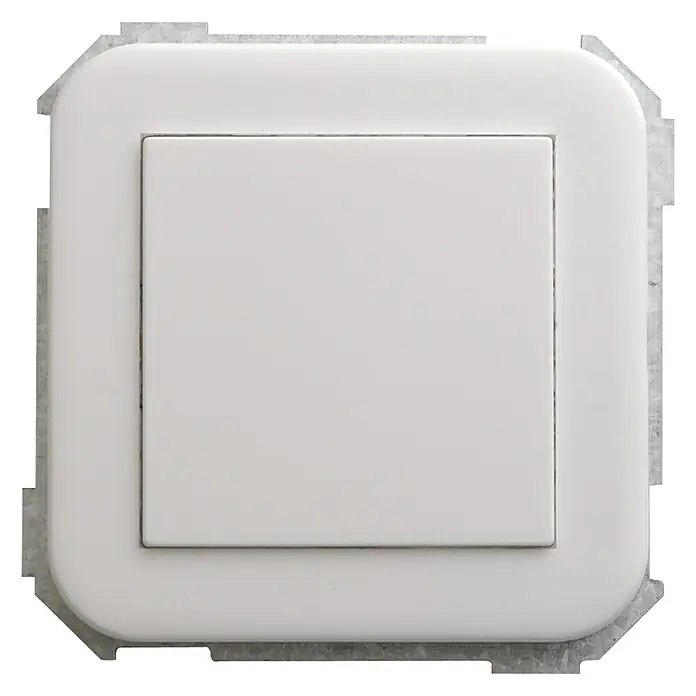 Simon 31 Tapa para mecanismo - Blanco, Plástico, Montaje en la pared
