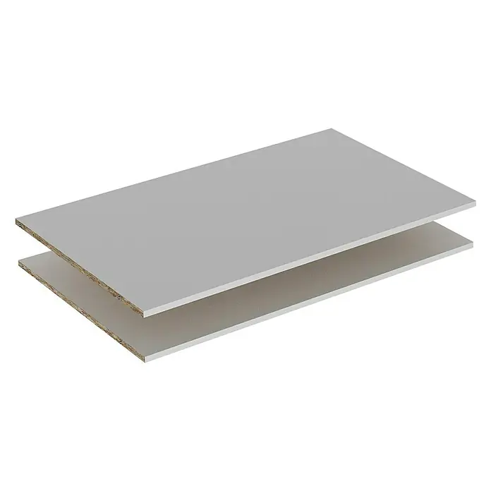 Finsa Set de estanterías para el armario - L x An x Al: 96,8 x 57,3 x 1,6 cm, Blanco