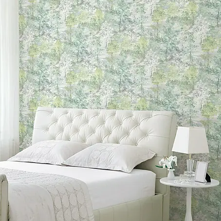 Papel pintado árboles difuminados