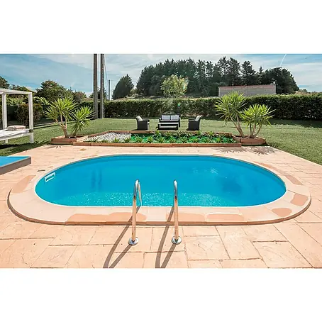 Gre  Piscina ovalada enterrada Madagascar