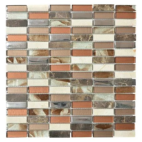 Mosaikfliese Rechteck Crystal Mix XCM SM78